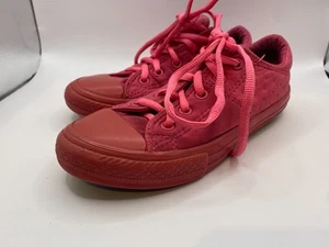 Pink Chuck All Stars Converse size 13 girls - Picture 1 of 6