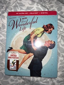 It's a Wonderful Life Steelbook 4k UHD, Blu-ray + Digital. Brand New. - Picture 1 of 2