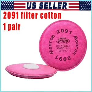2091 P100 Particulate Filters 5000, 6000, 7000 and FF-400 Series 1~20PCS - Picture 1 of 19