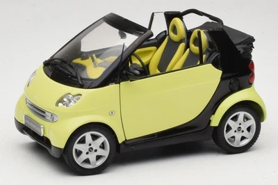 0012889V001C49Q00 Smart Fortwo 450 Cabrio Yellow Minichamps 1:18 - Immagine 1 di 4