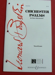 Chichester Psalms(Three Movements),Vocal Score,Leonard Bernstein,48002894,Hebrew - Picture 1 of 10