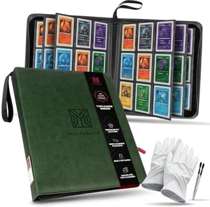 Carpeta Toploader | Tiene capacidad para 252 Toploaders | 9 bolsillos | 9 bolsillos - verde oscuro - Imagen 1 de 7