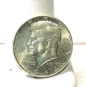 Vintage 1964 KENNEDY Half Dollar - Picture 1 of 4