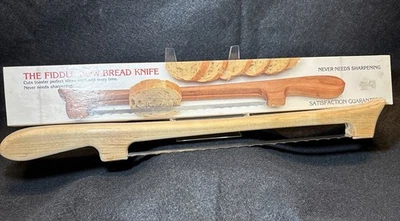 Cuchillo de pan The Fiddle Bow dentado mano derecha Mountain Woods Montana NUEVO EN CAJA Foto 1 de 4