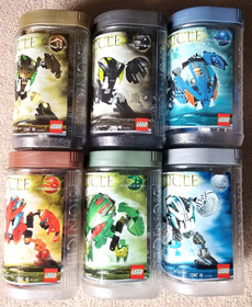 LEGO Bionicle Bohrok Complete Set 8560 8561 8562 8563 8564 8565 Swarm Krana Cans