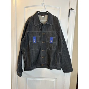 EVISU Western Shirt 38 Denim Blue Back Embroidery Mighty EVISU - Picture 1 of 11