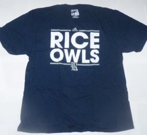 NEU ADIDAS NCAA Rice Owls Dassler T-Shirt Herren 2XL XXL NEU Neu mit Etikett - Bild 1 von 1