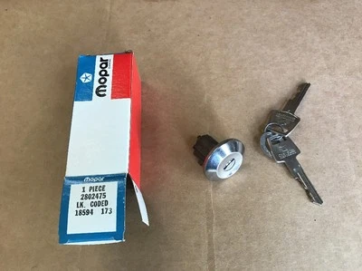 Mopar 2802475 Tailgate Lock 1961 62 63 64 65 66 67 1968 Chrysler Dodge Wagon NOS - Image 1 of 4