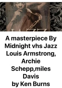 A Masterpiece By Midnight VHS PBS' Ken Burns' Jazz Volume 10 -ship Fast - Picture 1 of 2