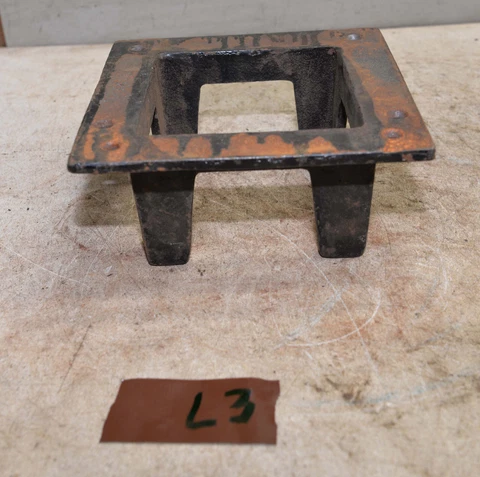Rare cast iron base statue, plant stand, lamp clock collectible antique part L3 Cover