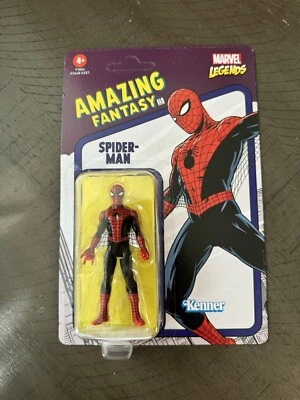 Figura de acción Hasbro Marvel Legend Retro Spider-Man 3 3/4" Foto 1 de 4