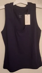 Medium - Womens U-Neck Slim Fit Tank Top - A New Day - Navy Blue UA3 - Picture 1 of 2