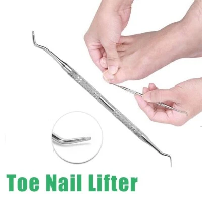 UÑAS ENCARNADAS-LEVANTADOR DE UÑAS ENTERRADAS DE ACERO QUIRÚRGICO FACILITA CORTE Foto 1 de 3