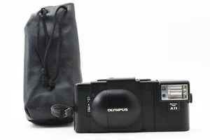 [NEAR MINT W/Case] Olympus XA A11 Rangefinder 35ｍｍ Film Camera Black From JAPAN - Picture 1 of 12