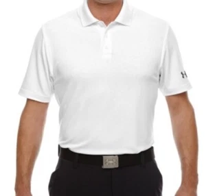 Neu Mit Etikett! Under Armour Herren Performance Polo 1261172 - Weiß, Gr. Medium - Bild 1 von 6