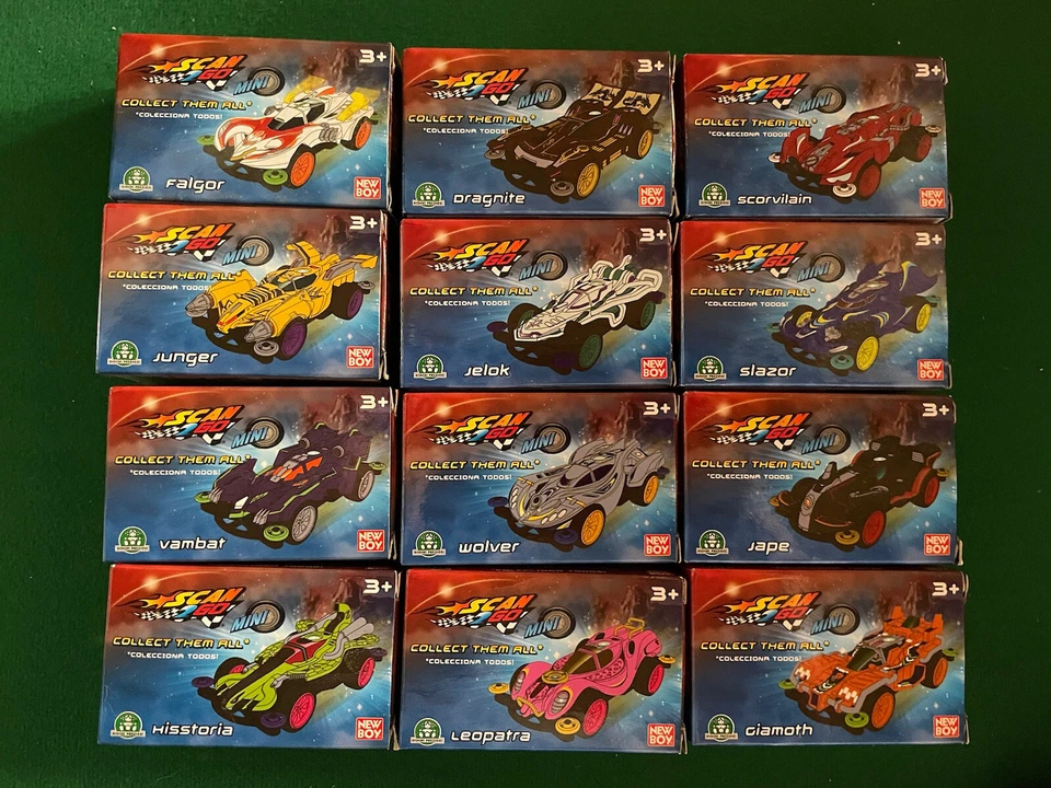 Set completo 12 macchinine da 7 cm scan 2 go mini giochi preziosi - Immagine 1 di 2