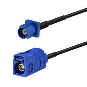 12 FT Fakra BLUE C Wtyczka do Fakra BLUE C Gniazdo GPS Antena Przedłużacz RG174 - Zdjęcie 1 z 3