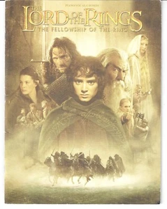 2002 LORD OF THE RINGS The Fellowship of The Ring SONGBOOK Piano Vocal - Picture 1 of 2