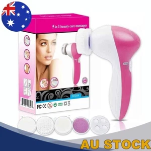 5-in-1 Face Wash Instrument Electric Facial Cleansing Brush Deep Clean AU - Picture 1 of 9