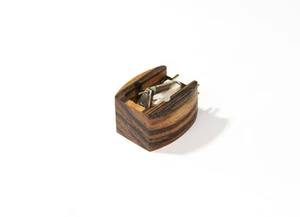 Special Wooden Body per cartuccia DENON DL 103 DL103R pickup ZEBRAWOOD NEW - Foto 1 di 3