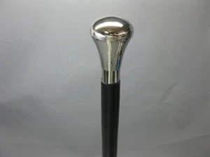 Antique Style Silver Brass Vintage Designer Handle Walking Wooden Stick Cane New - Picture 1 of 4