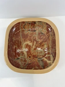BELLINI ITALY VINTAGE MODERNEST CERAMIC ART POTTERY CURVED CORNER DISH - Picture 1 of 8