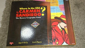 Where in the USA is Carmen Sandiego - University Games (1993) - Très rare - Foto 1 di 2