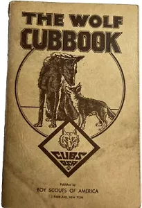 BSA The Wolf Cubbook Libro de bolsillo Copyright 1936 Impresión 1937 BS-310 - Imagen 1 de 8