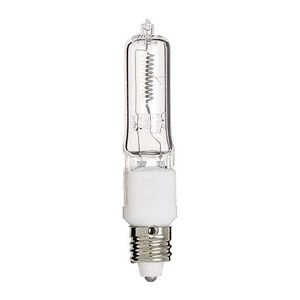 Satco S3162 S3198 50Q/CL/MC 50W 120V T4 Mini Candelabra E11 Clear Warm White - Picture 1 of 3
