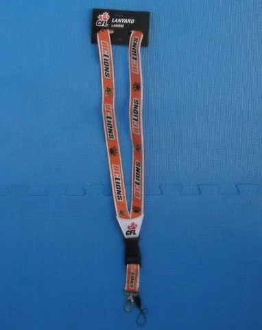 BC LIONS CFL FOOTBALL LANIÈRE LANYARD KEYCHAIN KEY RING PORTE-CLÉS # CC008 Cover