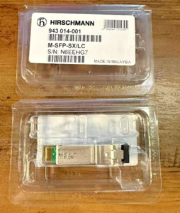 Hirschmann 943014001 SFP Fiberoptic Gigabit Ethernet Transceiver MM - Picture 1 of 3