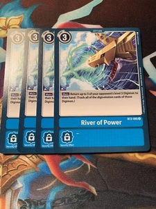 Digimon TCG Singles - River of Power x4 - BT2-095 - Uncommon - NM - Playset - Picture 1 of 1