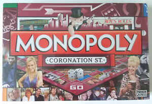 Coronation Street Monopoly, Age 8 Plus - SEALED with small tears & scuffs