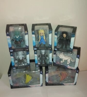 Loyal Subjects Juego de Tronos Lote de 8 Viserion Rhaegal Ghost Daenerys John Nuevo Foto 1 de 4
