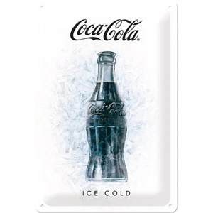 Arte nostálgico Coca Cola Ice Cold White marca registrada con licencia * - Imagen 1 de 2