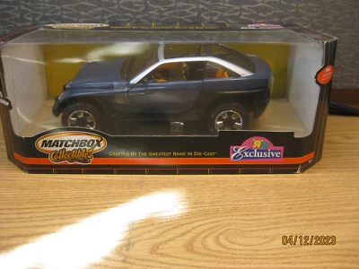1/18 JEEP JEEPSTER CONCEPT IN BLUE  BY MATCHBOX COLLECTIBLES UPC #37787 - Image 1 of 4
