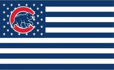 Chicago Cubs 3x5ft Banner Polyester Baseball WorldSeries ChicagoCubs005 Cover