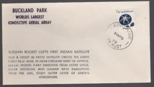 1975 Australia Buckland Park Largest Ionoscope Russian Rocket Space Cover - Bild 1 von 1