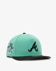 New Era 9Fifty Atlanta Braves MLB A-Frame Mint Men's Snapback Hat - Picture 1 of 4