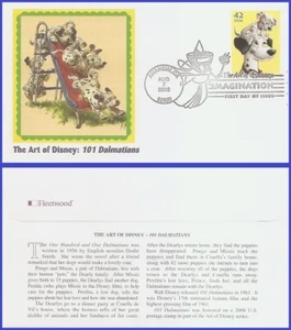 USA6 #4342 U/A FLEETWOOD FDC Pongo y cachorro - Imagen 1 de 1