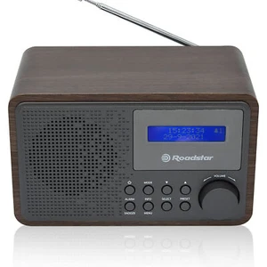 Radio Portátil Digital Vintage DAB/ DAB+/ FM Conectado a Red o Pilas Despertador - Imagen 1 de 9