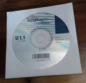 Canon PIXMA iP1800 Driver Software Manual DISC ONLY U.1. QH7-2830 Setup CD-ROM - Picture 1 of 1