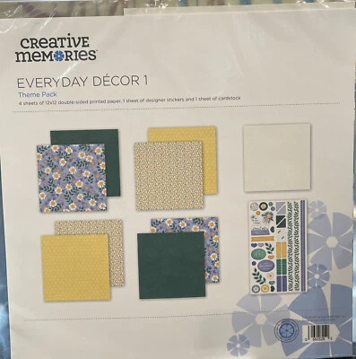 Creative Memories EveryDay Decor 1 paquete temático con pegatinas nuevo Foto 1 de 4