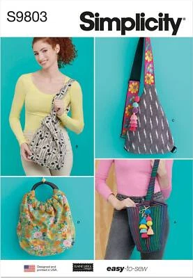 Schnittmuster Umhängetasche Simplicity s9803 Einheitsgröße - Bild 1 von 4