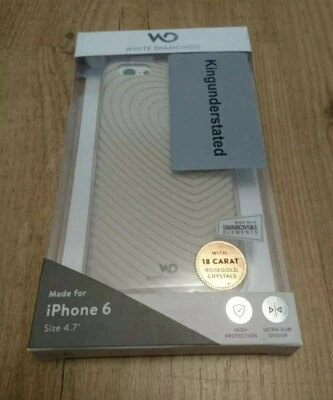 White Diamonds IPhone 6 Case - Heart Swarwoski BRAND NEW RRP £24.99 - Image 1 of 4