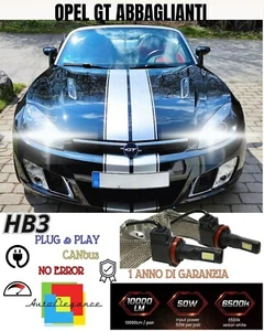 Lámparas Abbaglianti LED Opel GT Lámparas A LED H9 Sin Avaría De Luces - Imagen 1 de 2