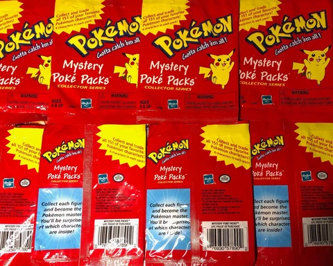 Pokemon Hasbro Small Figures Collectibles MINT Mystery Poke Packs 1999 Nintendo Cover