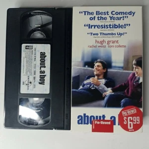 About A Boy Hugh Grant Rachel Weisz Toni Collette Nicholas Hoult (VHS 2002) - Picture 1 of 2
