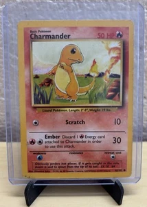 Charmander 046/102 - Non Holo - Set Base - 1999 Pokémon TCG - Vintage MP - Foto 1 di 2