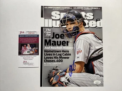JOE MAUER Minnesota Twins Baseball Autographed Signed SI Cover Photo Picture COA - Image 1 of 2